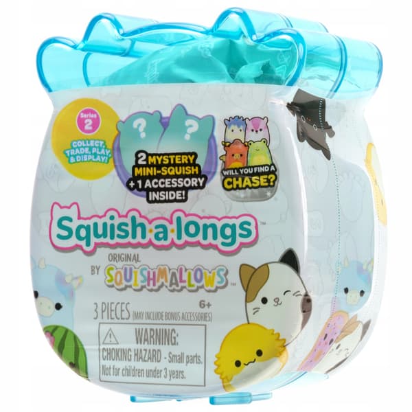 SQUISH-A-LONGS – 2.5 cm, assorted, pack of 2