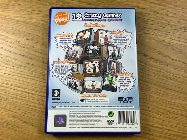 EYE TOY PLAY set: BDB disc + PS2