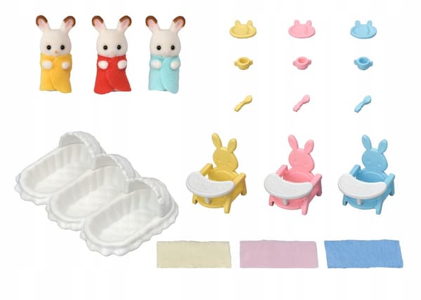 Sylvanian Families Rabbit Triplets 5532