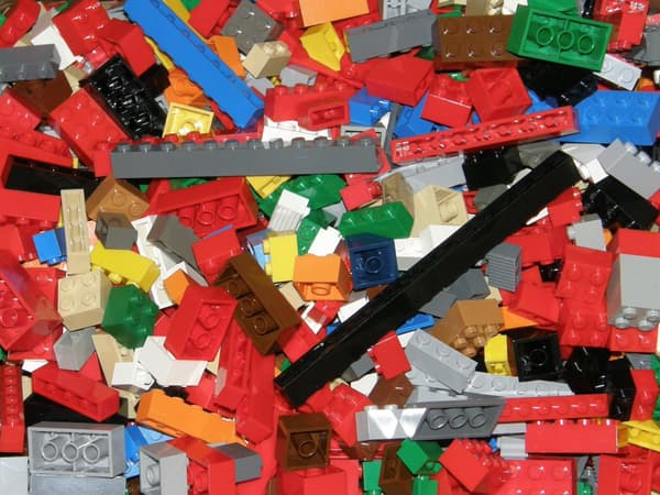 Original Lego building blocks – Brick MIX, 0.5 kg