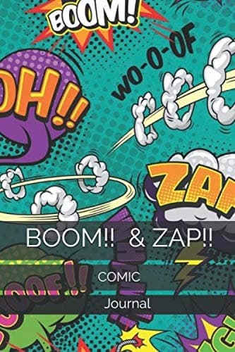 BOOM!! &ZAP;!! Comic Journal 100-page Journal/Notebook