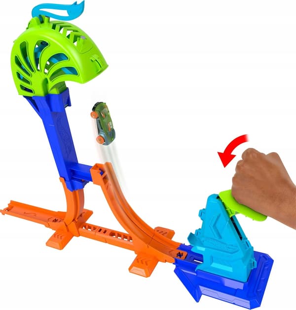 Hot Wheels Stunt Tracks Vertical Track with 1:64 Scale Car
