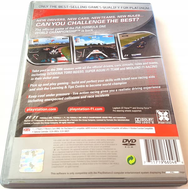 F1 06 / FORMULA ONE 06 PS2 – FORMULA 1 RACING ON THE PS2!