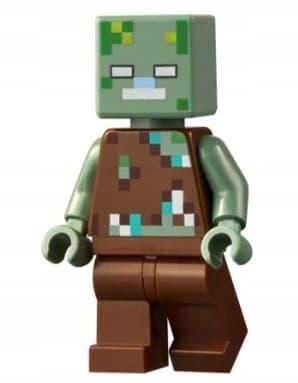 Lego Minifigure "Drowned Zombie" (min088) - Minecraft