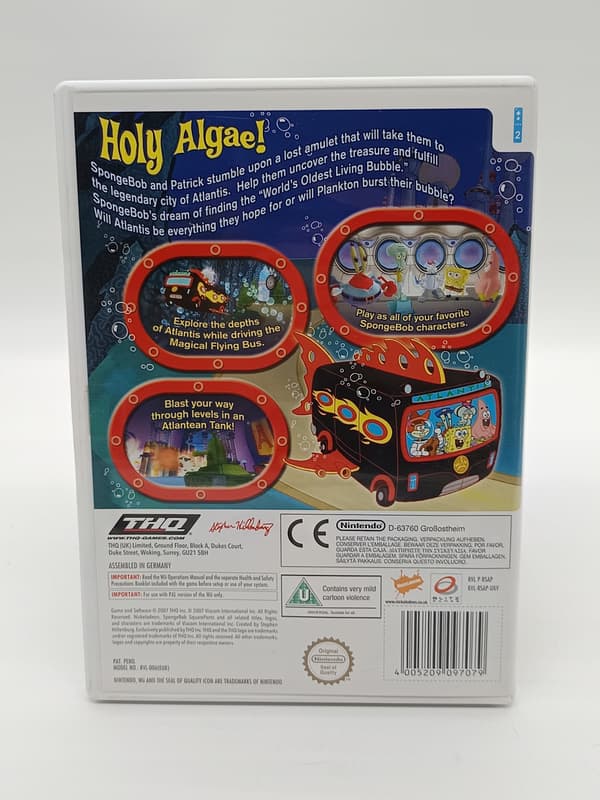 SpongeBob Atlantis PAL Nintendo Wii (boxed)