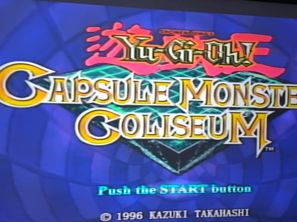 YU-GI-OH CAPSULE MONSTER COLISEUM PS2 GAME – PLEASE READ THE DESCRIPTION!!! SCRATCHED DISC