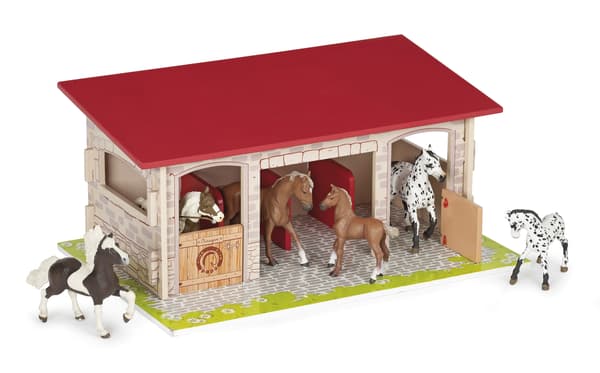 PAPO HORSE BOX FIGURINE