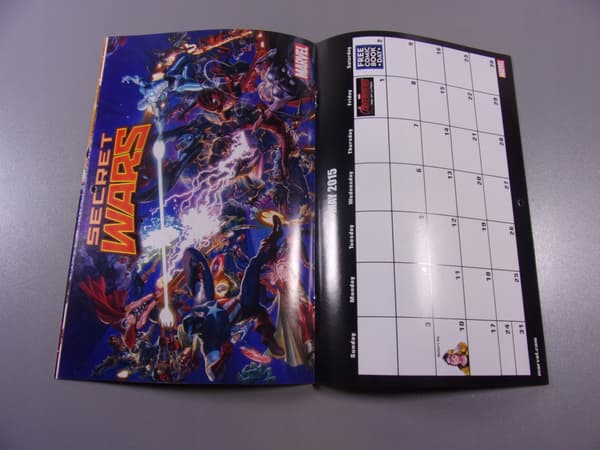 MARVEL OFFICIAL 2015 CALENDAR – English-language edition