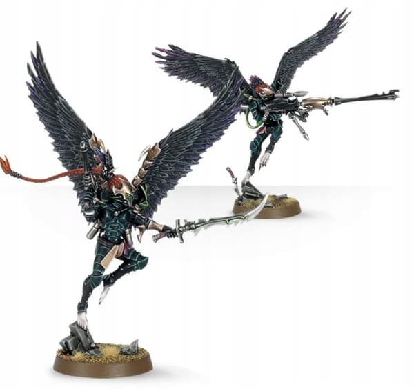 Warhammer 40,000 Drukhari Scourges – a spru with 40k Dark Eldar models