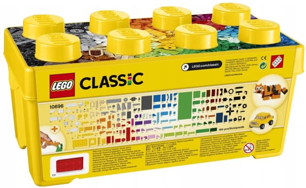 LEGO CLASSIC Brick Box – Medium Box – Creative Bricks_10696