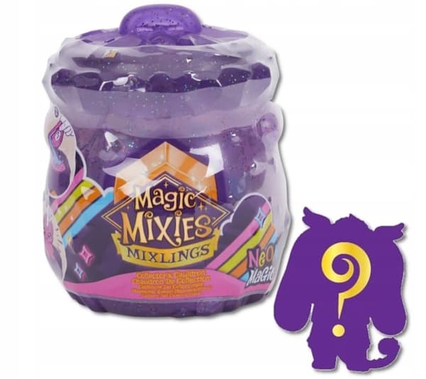 NEON MAGIC MIXIES MAGIC CAULDRON SURPRISE FIGURINE WAND