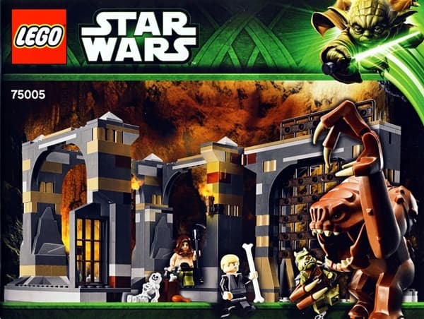 LEGO Instructions (without bricks) for Star Wars Rancor Pit 75005, 2013