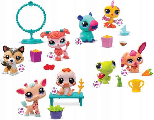 LITTLEST PET SHOP RELAY RUNNERS SET: TURTLE AND RABBIT 00587 S2