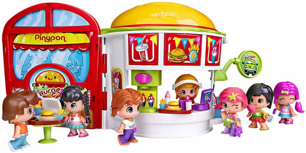 Pinypon City BURGER SHOP + DOLL Set
