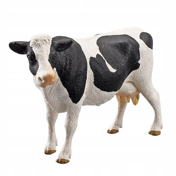 Plastic cow figurine Collectables Gift Cupcake Topper Model Statue Mini C