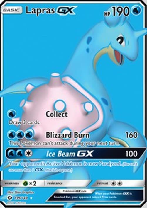 Pokemon Lapras GX