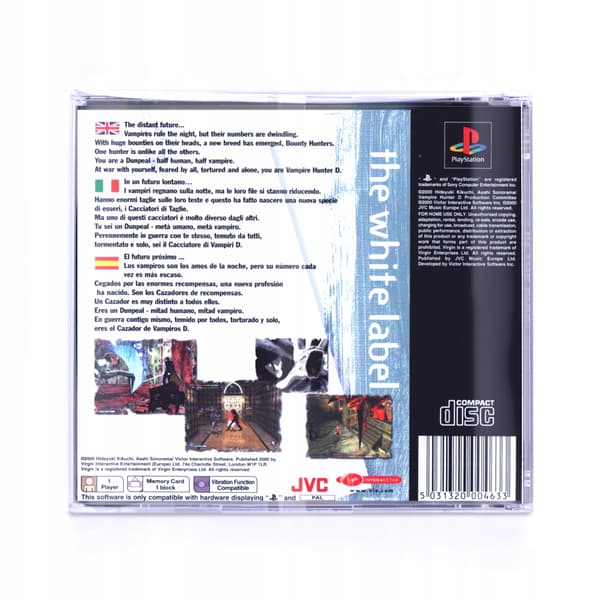 Vampire Hunter D (White Label) | PS1/PSX | ENG