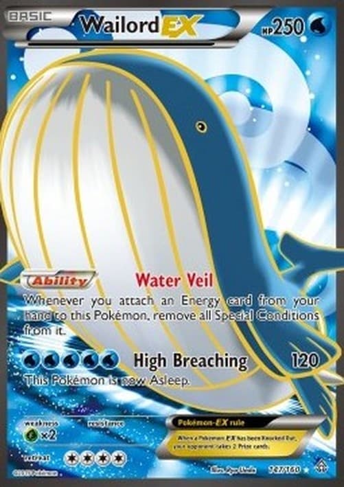 Pokemon Wailord EX