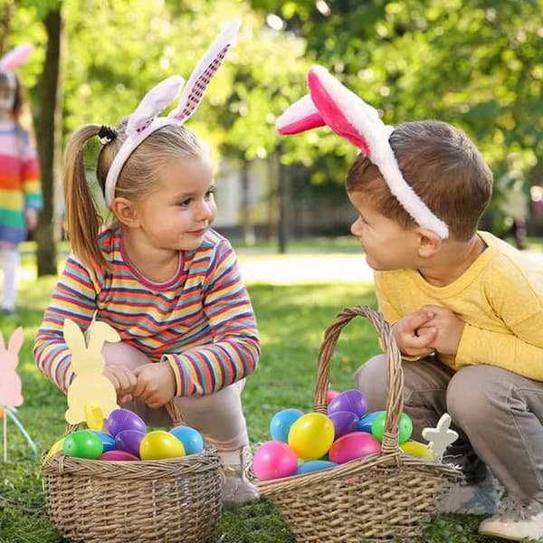 SURPRISE EGGS, VARIOUS TOYS, EGG HUNT, VIRAL EASTER GAME