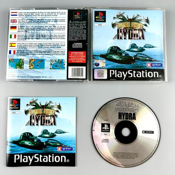 Strike Force Hydra | PS1 | PSX | PLAYSTATION | 3xA SET