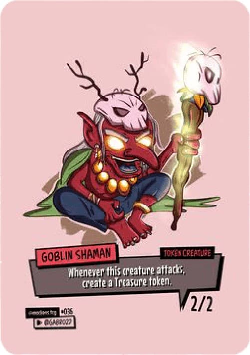 Magic: The Gathering Goblin Shaman Token