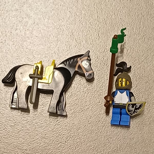 Lego Knight on Horseback