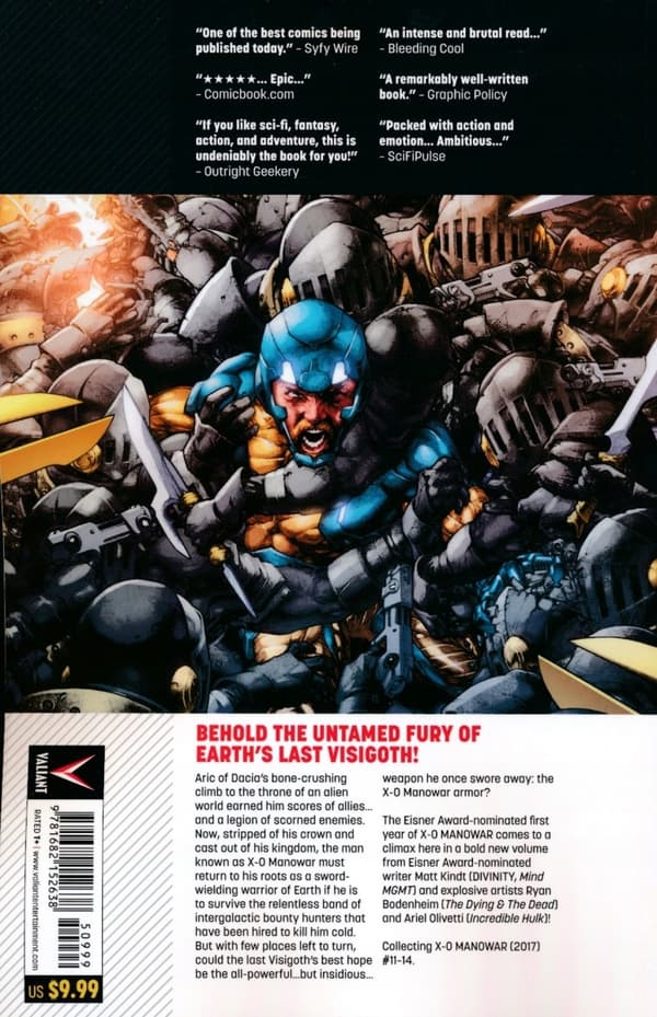 X-O Manowar (2017) Volume 4: Visigoth by Matt Kindt