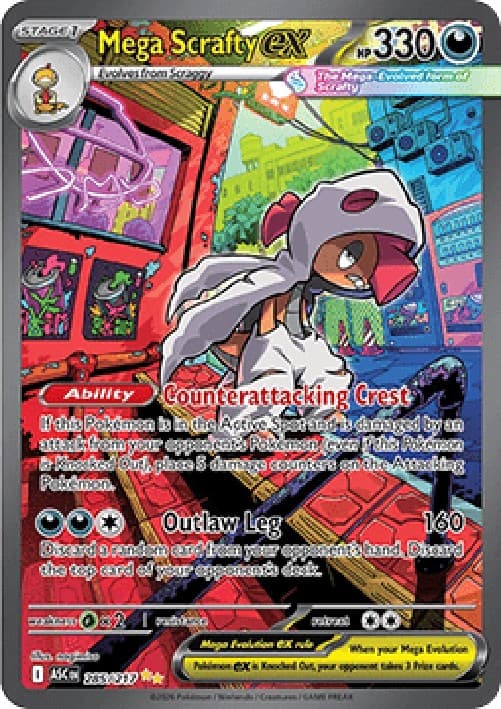 Pokemon Mega Scrafty ex
