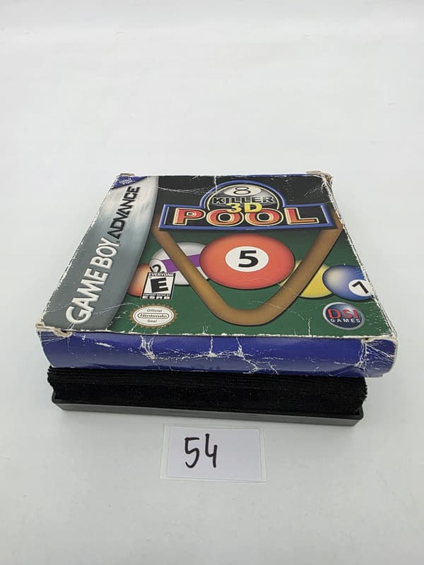 GAME BOY ADVANCE KILLER 3D POOL – ORIGINAL CARDBOARD BOX