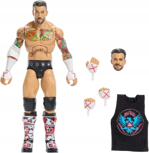 MATTEL WWE Elite Top Picks CM Punk Figurine