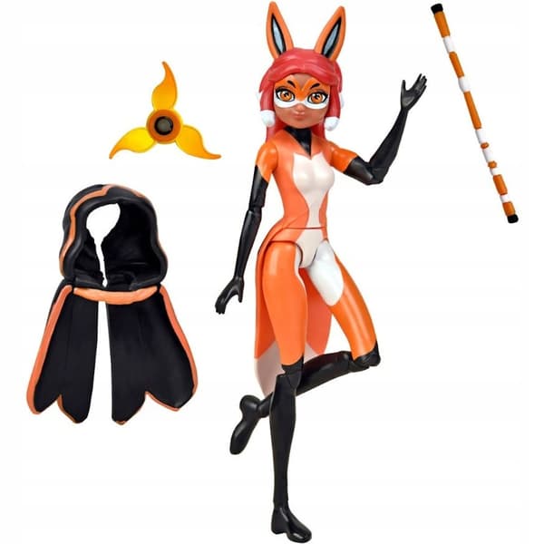 MIRACULUM RENA ROUGE FIGURINE RED-HAIRED PIGTAIL ACCESSORIES