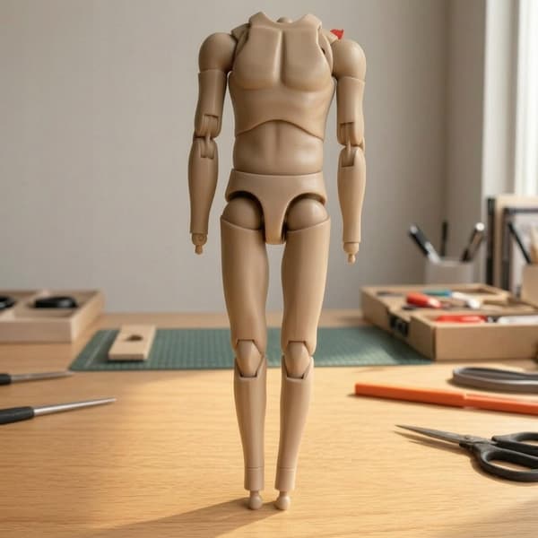 Realistic male action figure | Poseable action figure from the M04 range