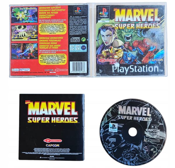 MARVEL SUPER HEROES PS1 PSX PS2 MARVEL SUPER HEROES
