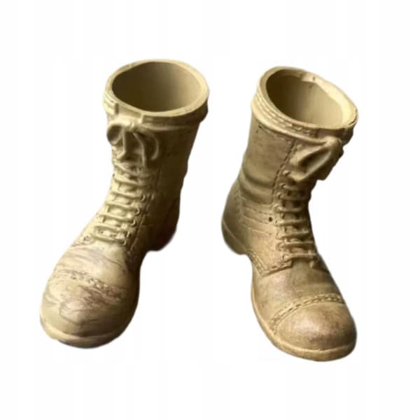Miniature lacing in 1:6 scale Boot Realistic accessories Retro outfit