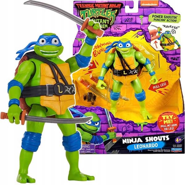 NINJA TURTLE FIGURES – LEONARDO SOUND FIGURE