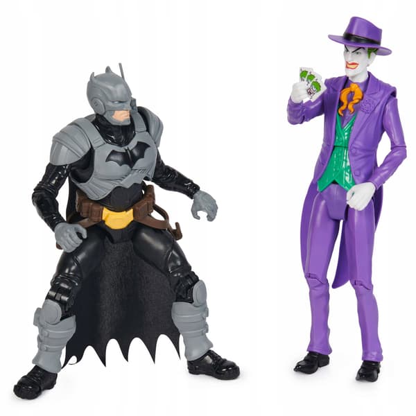 DC COMICS BATMAN VS THE JOKER FIGURES 2-IN-1 SET + ACCESSORIES 30CM
