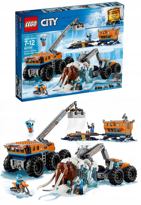 LEGO CITY BUILDING BLOCKS 60195 ARCTIC MOBILE BASE