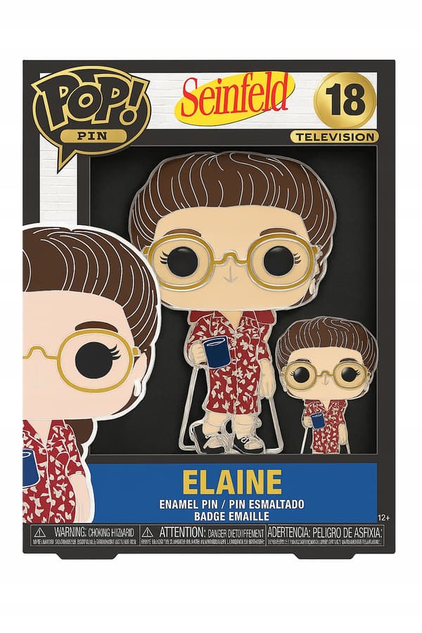 FUNKO POP! PIN – SEINFELD – ELAINE #18 pin badge