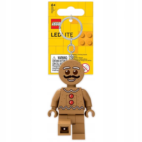 LEGO Gingerbread Man Keyring Torch Minifigure LGL-KE182