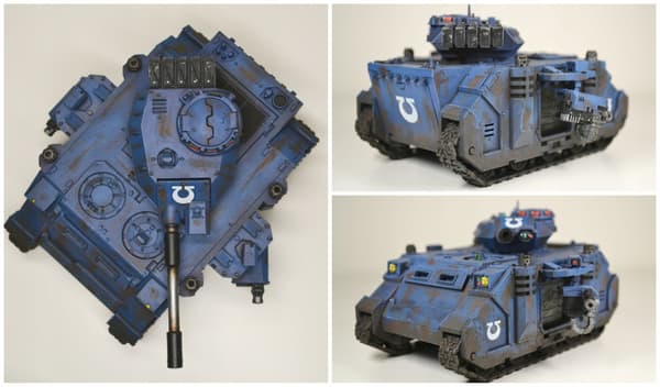Warhammer 40 000 Space Marines Predator fra Games Workshop
