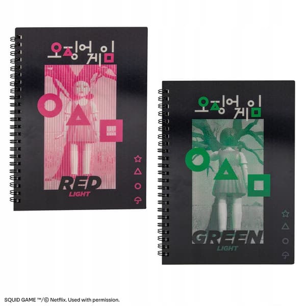 Squid Game Notebook – Red Light, Green Light