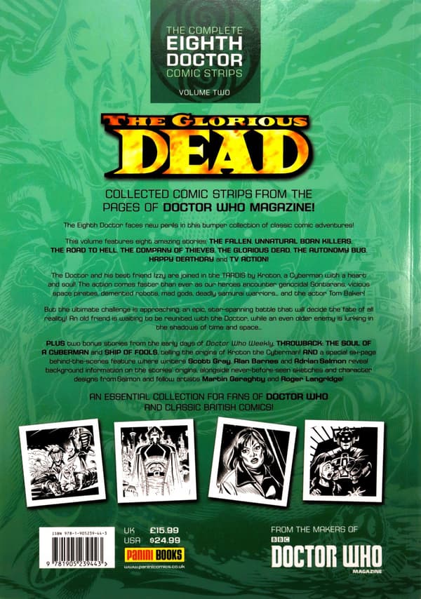 DOCTOR WHO: THE GLORIOUS DEAD – Vol. 2 (BOOK)