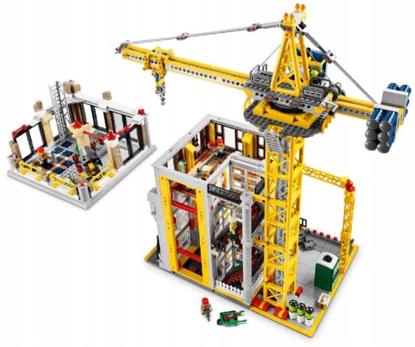 LEGO BrickLink set – Building Site – 3,374 pieces – 5 minifigures