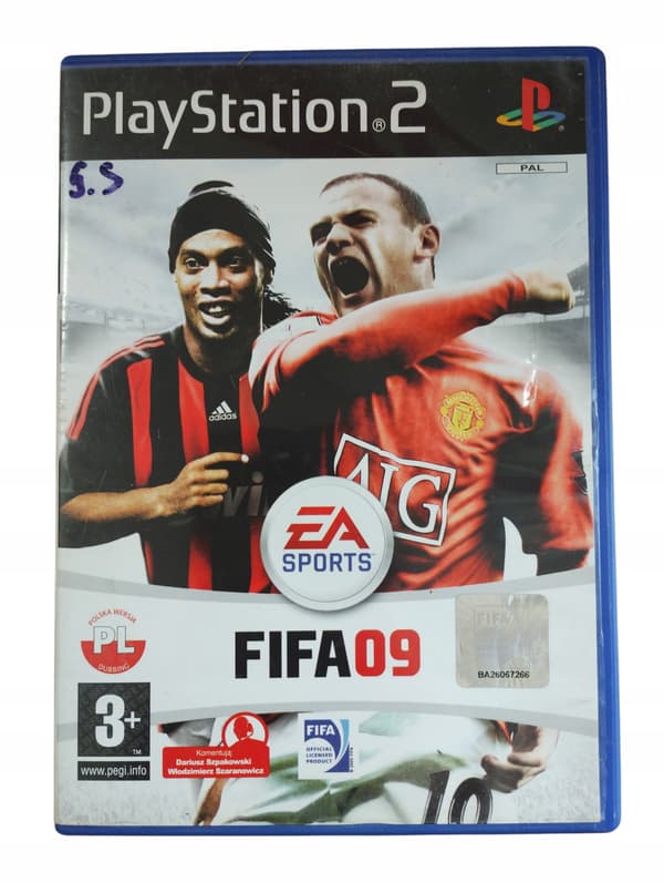 FIFA 09 SPORTS GAME FOR PS2