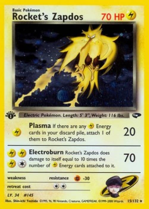 Pokemon Rocket's Zapdos