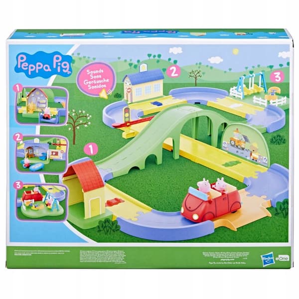 INTERACTIVE PEPPA PIG TRACK: A THRILLING JOURNEY Car Set