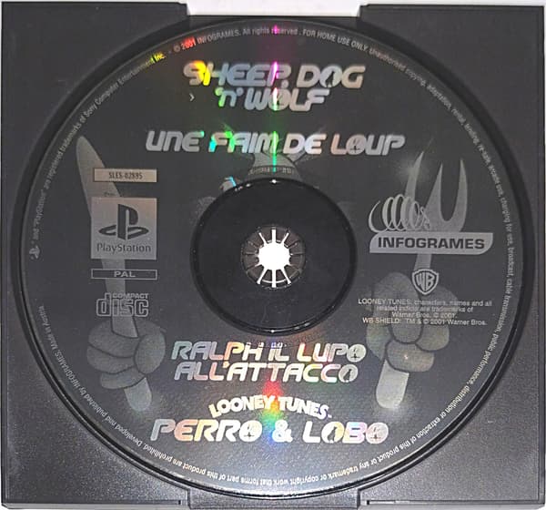 SHEEP, DOG 'N' WOLF PSX – DISC ONLY – READ THE DESCRIPTION!
