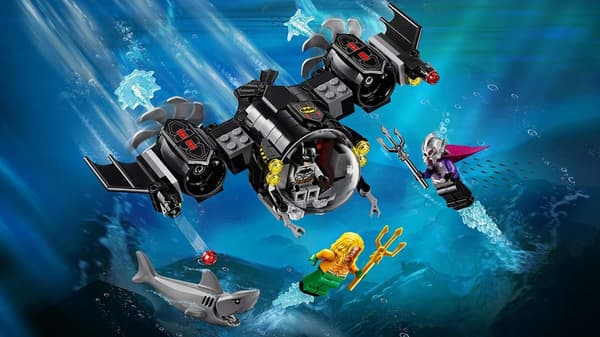 Lego minifigure @@@ AQUAMAN + TRIDENT @@@ from set 76116