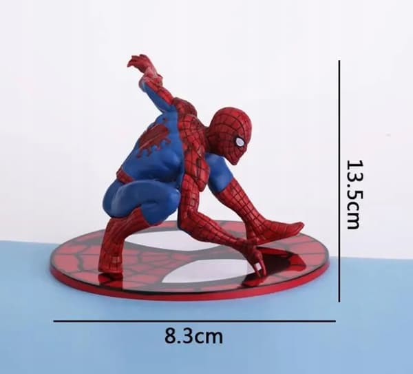 Spider-Man Cake Topper with Stand, 13.5 cm