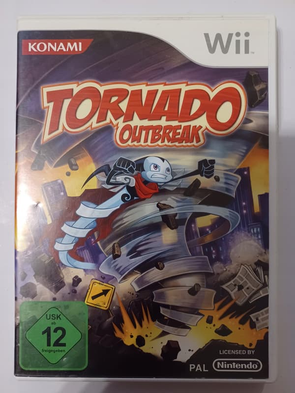 Tornado Outbreak, Wii, no instruction booklet